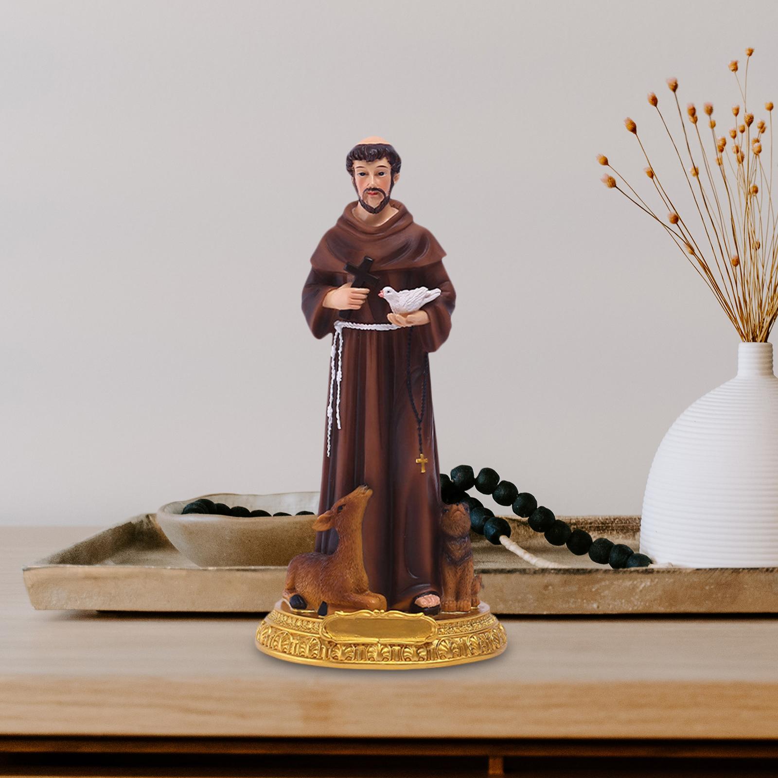 Home Decor On Sale - Статуя Святого Френсиса ассиди, статуэтка из