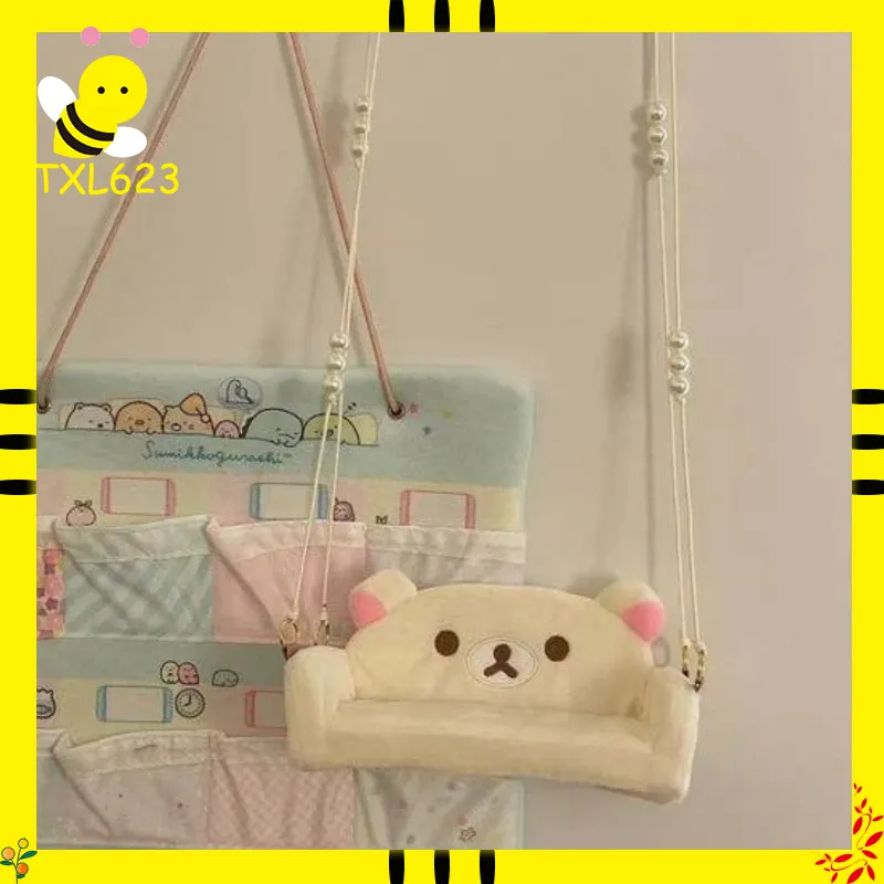 Home Decor Sofa - Подвеска-кукла Рилаккума на пружине, милый медведь