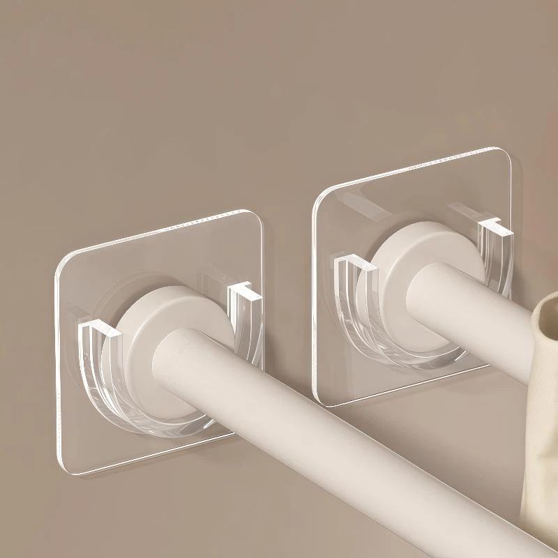 Home Decor Curtain - Беспробковые прозрачные самоклеящиеся кронштейны для карнизов,
