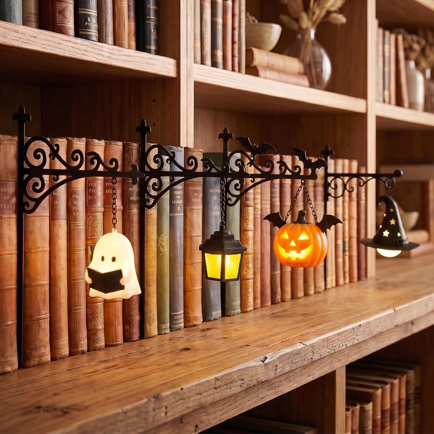 Home Decor Com - Библиотечный фонарь-декоративное освещение для книжной полки,