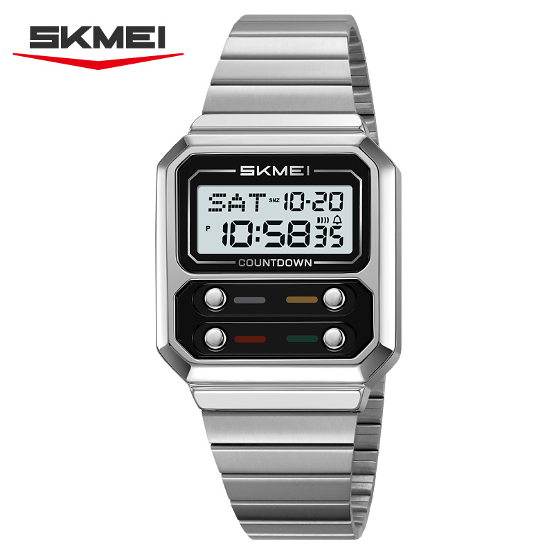 Vintage Alarm Clock - SKMEI 2448 Мужские деловые ретро-часы класса