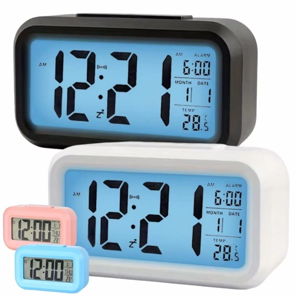 Vintage Alarm Clock - ЖК-дисплей, цифровой будильник, светодиодный календарь, умный
