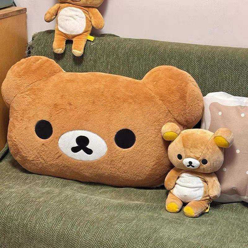 Home Decor Sofa - Плюшевая подушка Rilakkuma: Мягкая игрушка-медведь, милая