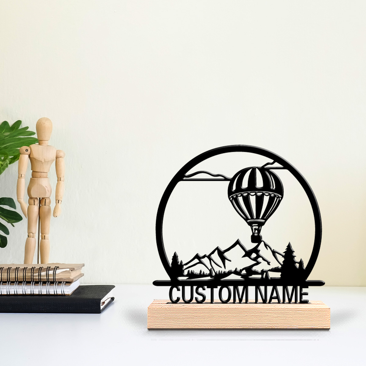 Home Decor Names - Металлическая статуэтка в виде воздушного шара