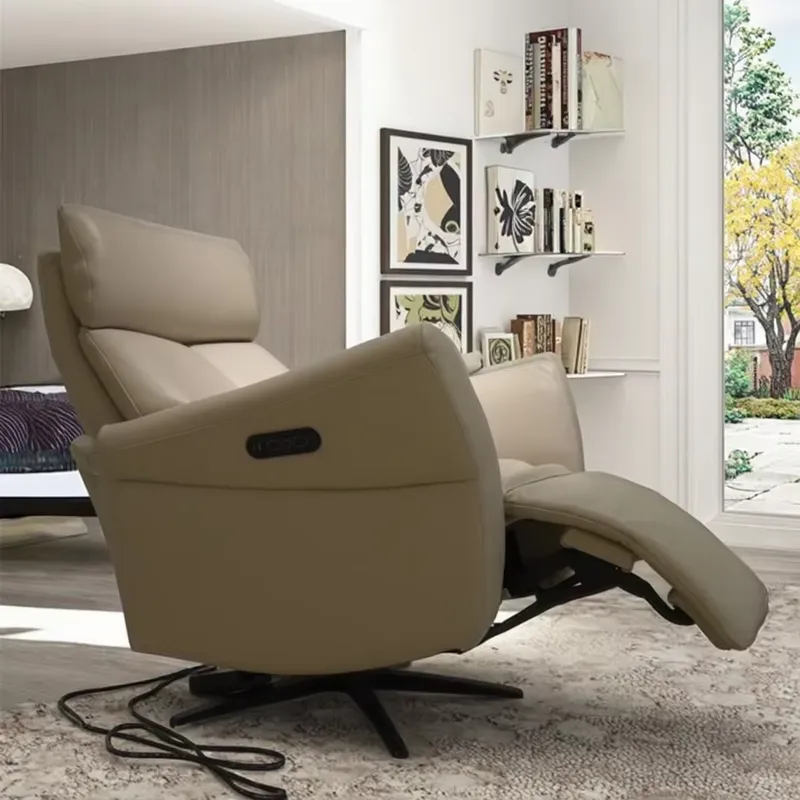 Home Decor Sofa - Электрическое кресло-реклайнер из натуральной кожи, одноместное,