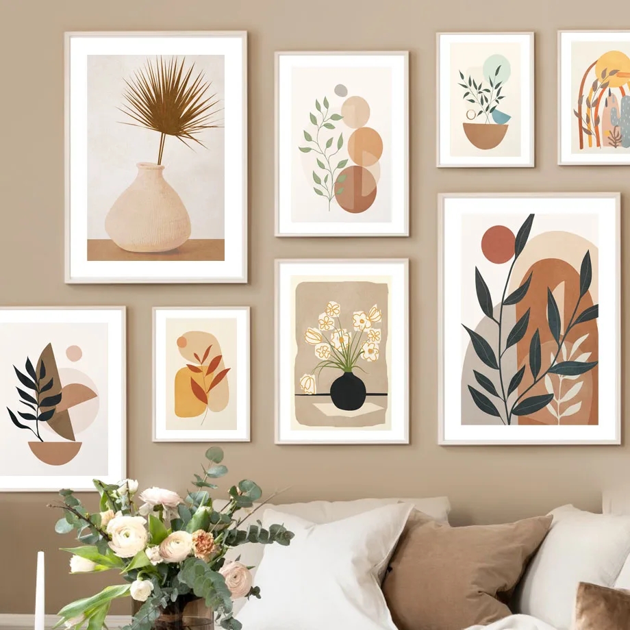 Home Decor Vase - Абстрактные постеры и принты на холсте