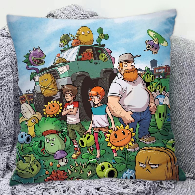 Подушка-плед Plants Vs. Zombie – обзор и цена Home Decor Sofa