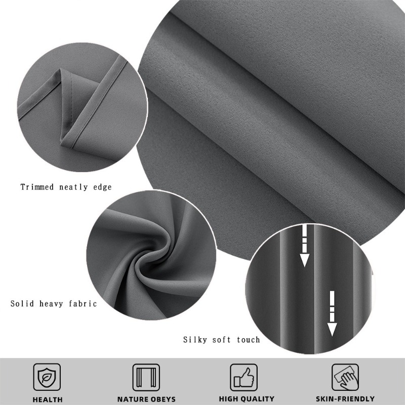 Однотонная светонепроницаемая  – обзор и цена Home Decor Curtain