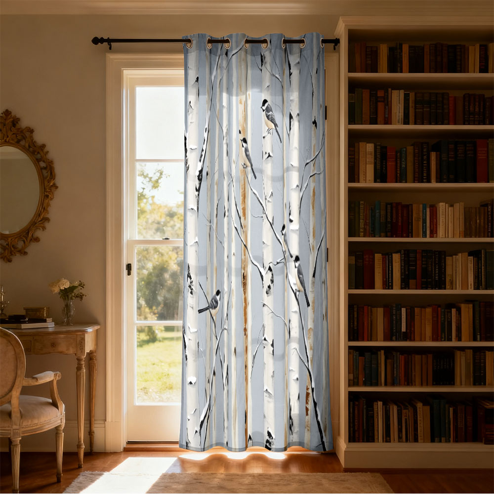 1 шт. штора с принтом белоголо – обзор и цена Home Decor Curtain