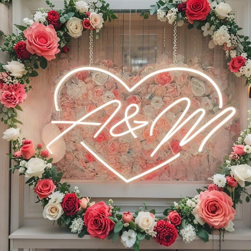 Светодиодная неоновая вывеска  – обзор и цена Home Decor Names