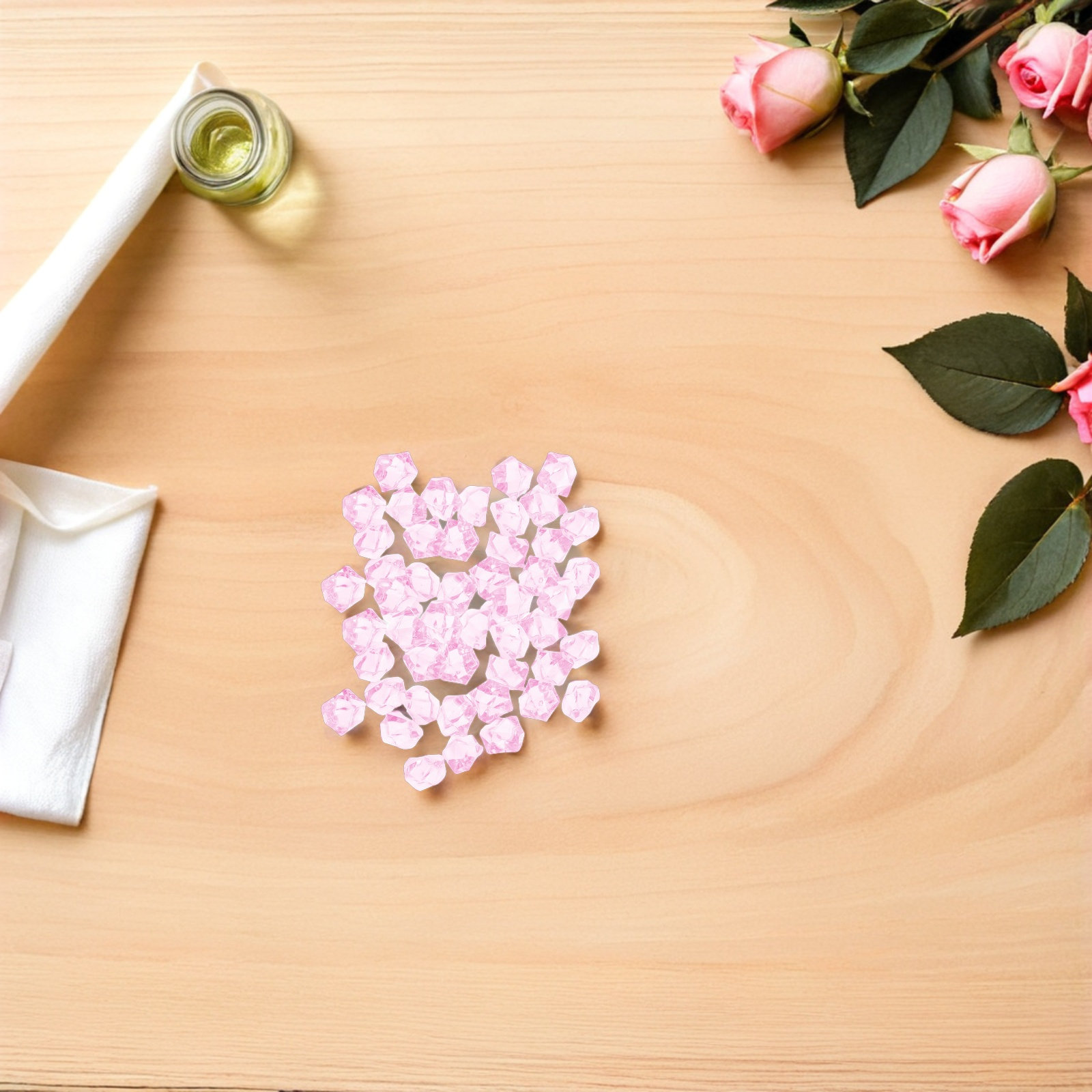 300 шт. розовых акриловых куби – обзор и цена Home Decor Vase