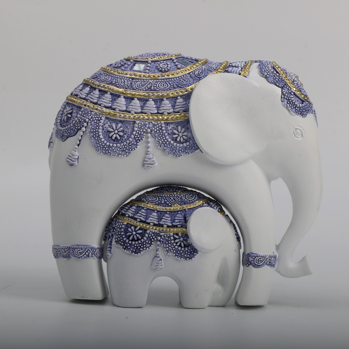 Синяя и яркая-скульптура слона – обзор и цена Home Decor On Sale