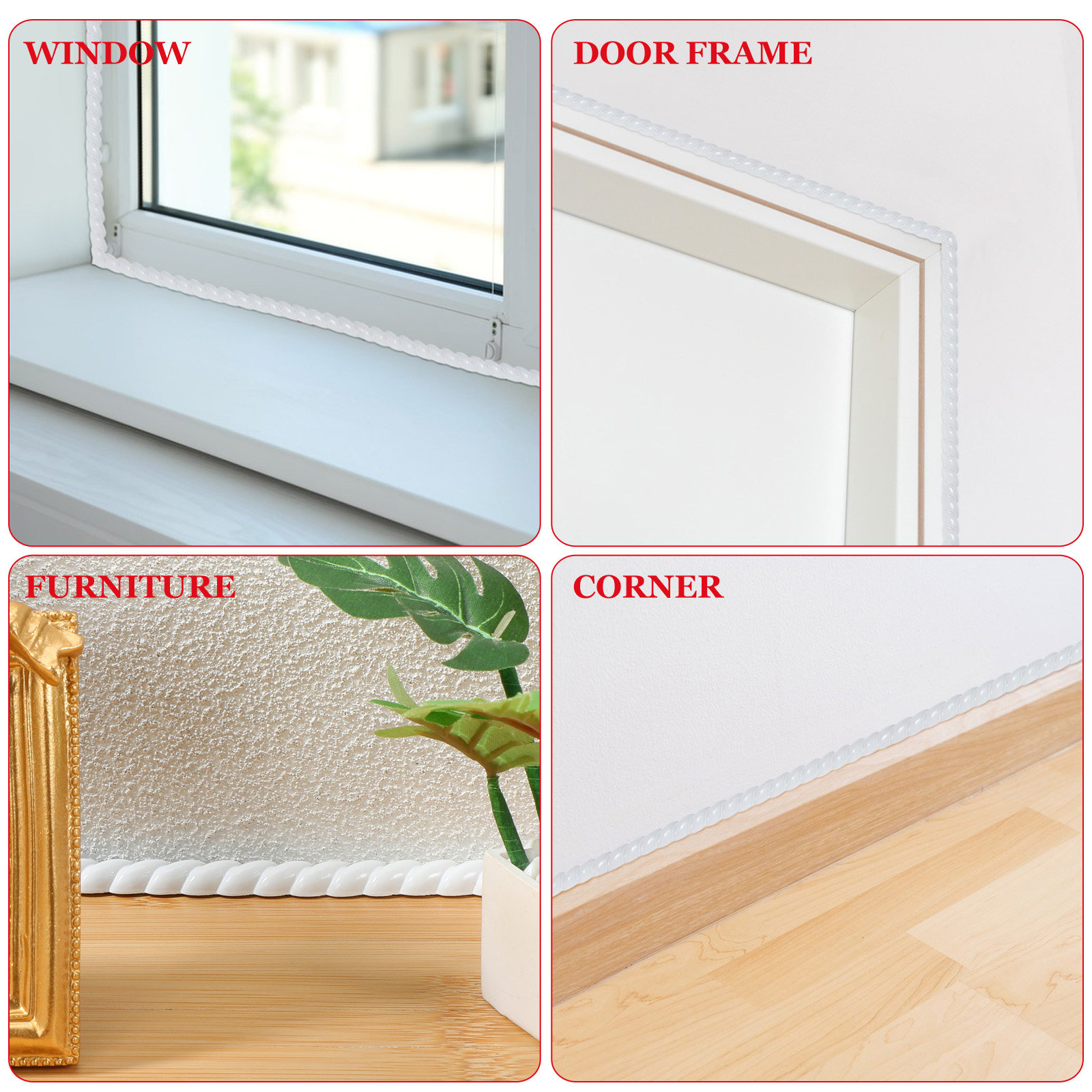 Декоративная ПВХ-лента для сте – обзор и цена Home Decor Wall Molding