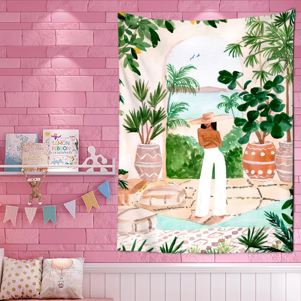 Тропическое зеленое растение д – обзор и цена Home Decor Yoga