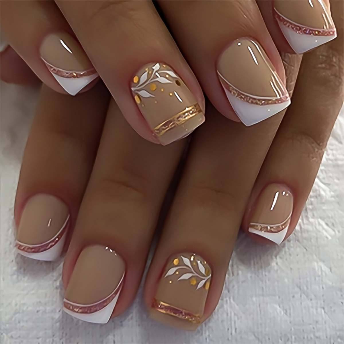 Короткие квадратные накладные  – обзор и цена Pressed Flower Frame