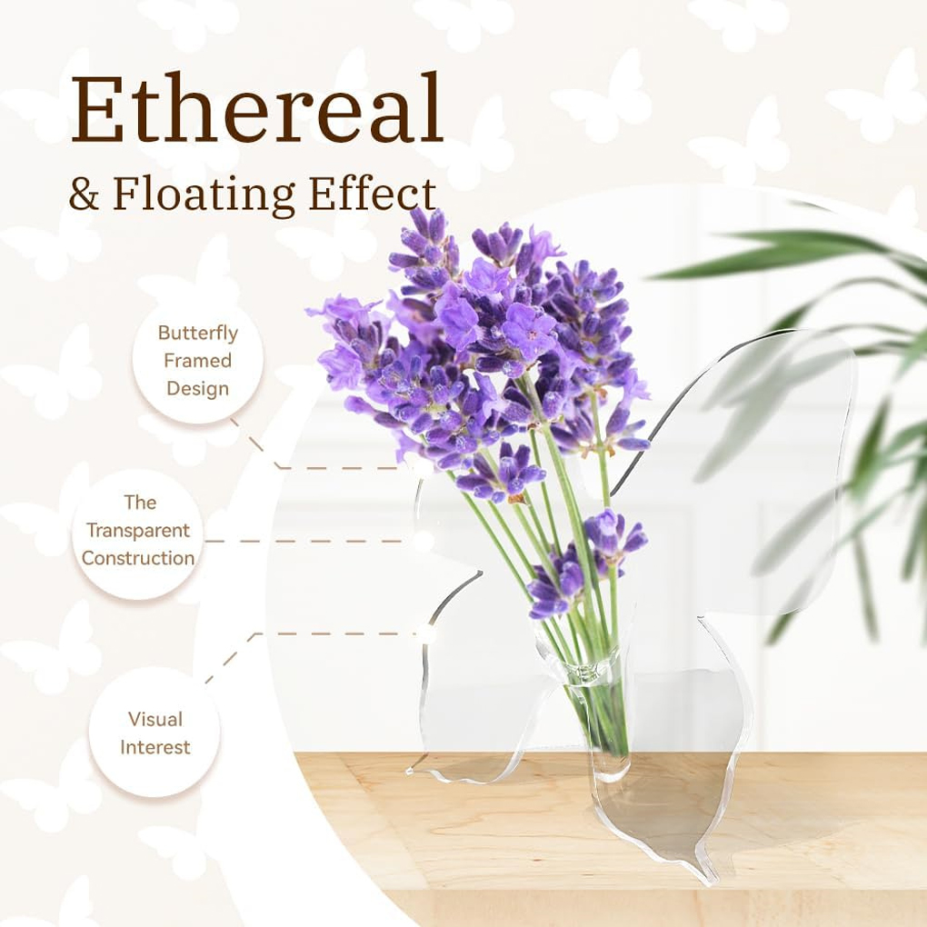Прозрачная акриловая ваза для  – обзор и цена Home Decor Vase